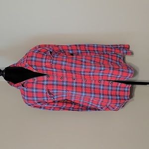 Men's Plaid Button Up Long Sleeve